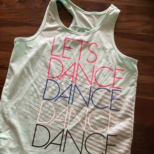 Joe Fresh Active girls XL / 14 tank Let’s Dance